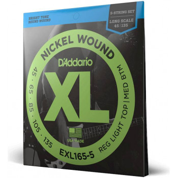 D'ADDARIO EXL165 5 - Струны для бас-гитары 5 струнной