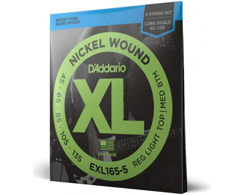 D'ADDARIO EXL165 5 - Струны для бас-гитары 5 струнной