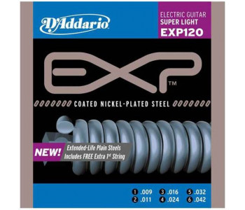 D'ADDARIO EXP120 - Струны для электрогитары