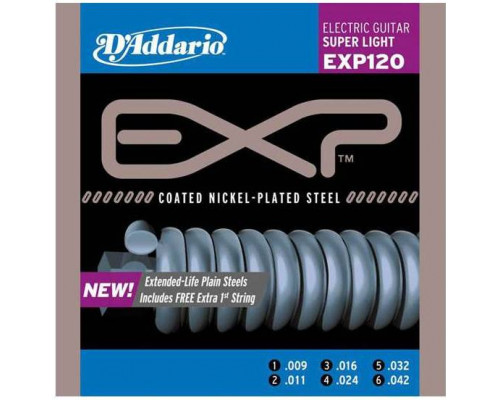 D'ADDARIO EXP120 - Струны для электрогитары