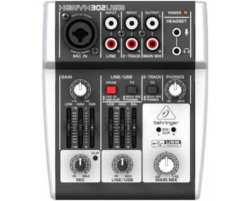 BEHRINGER XENYX 302USB - Микшерный пульт