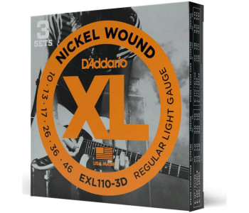 D'ADDARIO EXL110 3D - Струны для электрогитары