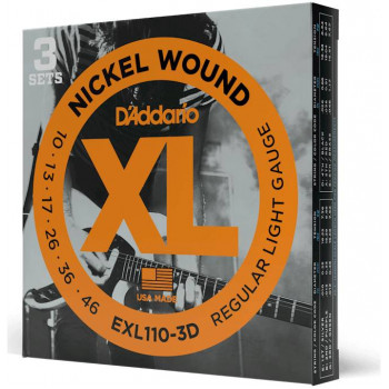 D'ADDARIO EXL110 3D - Струны для электрогитары