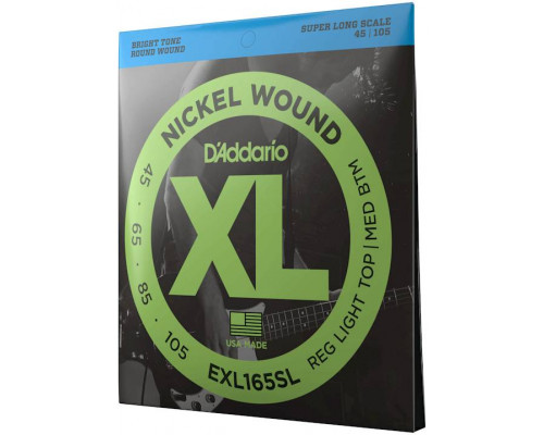 D'ADDARIO EXL165 SL - Струны для бас-гитары