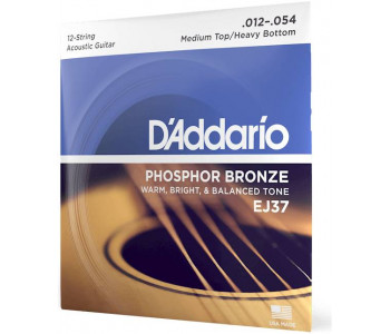 D'ADDARIO EJ37 - Струны для акустической 12-струнной гитары