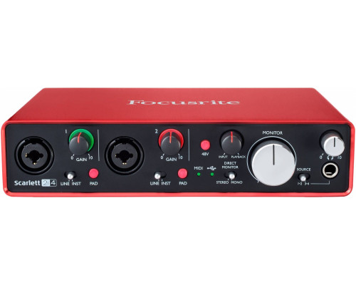 FOCUSRITE Scarlett 2i4 2nd Gen - Звуковая карта