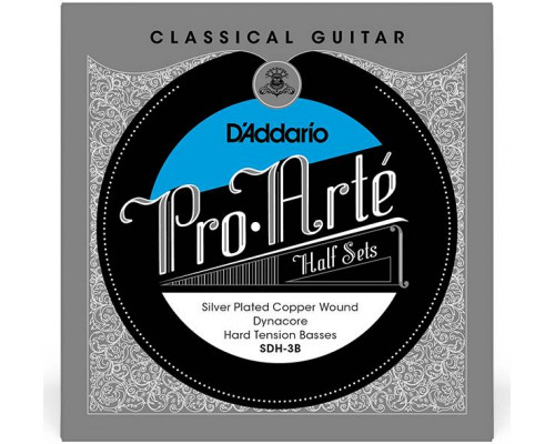 D'ADDARIO SDH-3B - Полукомплект струн для классической гитары