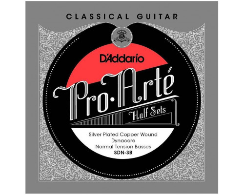 D'ADDARIO SDN-3B - Полукомплект струн для классической гитары