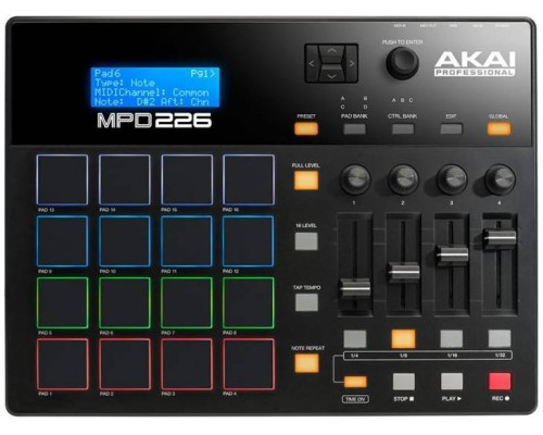 AKAI PRO MPD226 - USB/MIDI-контроллер AKAI PRO MPD226 - USB/MIDI-контроллер