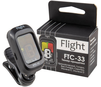 FLIGHT FTC 33 - Тюнер хроматический FLIGHT FTC 33 - Тюнер хроматический