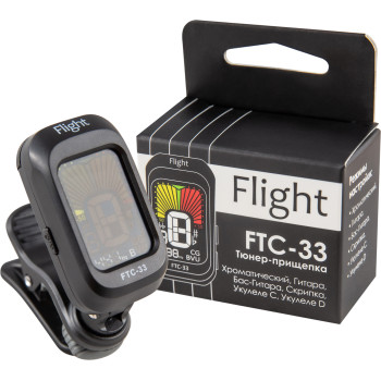FLIGHT FTC 33 - Тюнер хроматический FLIGHT FTC 33 - Тюнер хроматический
