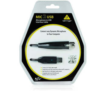 BEHRINGER MIC2USB - Цифровой кабель BEHRINGER MIC2USB - Цифровой кабель