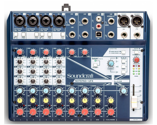 SOUNDCRAFT Notepad-12FX - Микшерный пульт