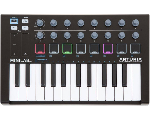 ARTURIA MiniLab mkII Black - MIDI-клавиатура