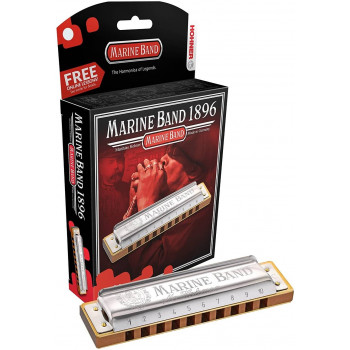 HOHNER Marine Band 1896/20 F гармонический минор - Губная гармоника диатоническая