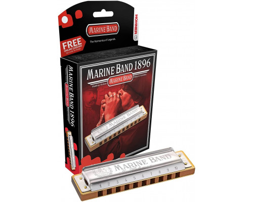 HOHNER Marine Band 1896/20 F гармонический минор - Губная гармоника диатоническая