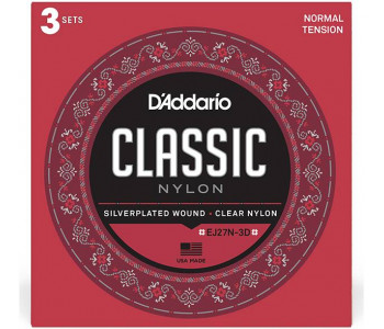 D'ADDARIO EJ27 N-3D - Струны для классической гитары