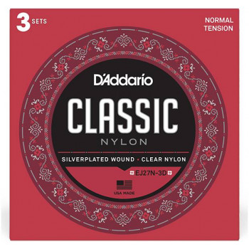 D'ADDARIO EJ27 N-3D - Струны для классической гитары