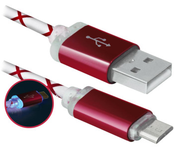 DEFENDER USB08-03LT красный - Цифровой кабель