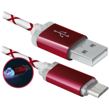 DEFENDER USB08-03LT красный - Цифровой кабель DEFENDER USB08-03LT красный - Цифровой кабель