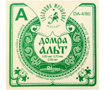 ГОСПОДИН МУЗЫКАНТ DA-4/80 - Струны для домры