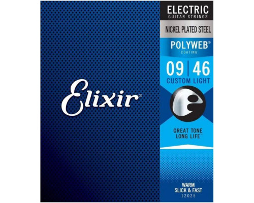 ELIXIR 12025 - Струны для электрогитары