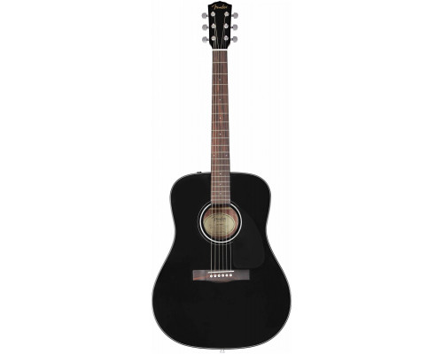 FENDER CD-60 DREAD V3 DS BLK - Гитара акустическая