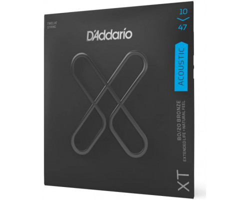 D'ADDARIO XTABR1047-12 - Струны для акустической 12-струнной гитары