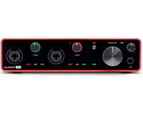 FOCUSRITE Scarlett 4i4 3rd Gen - Аудиоинтерфейс