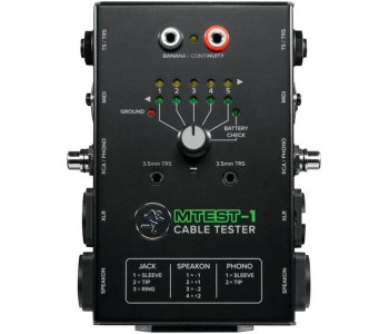 MACKIE MTest-1 тестер для готовых кабелей