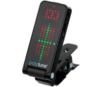 TC Electronic PolyTune Clip Black полифонический тюнер-прищепка, цвет черный