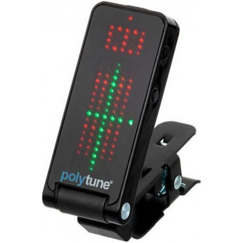 TC Electronic PolyTune Clip Black полифонический тюнер-прищепка, цвет черный