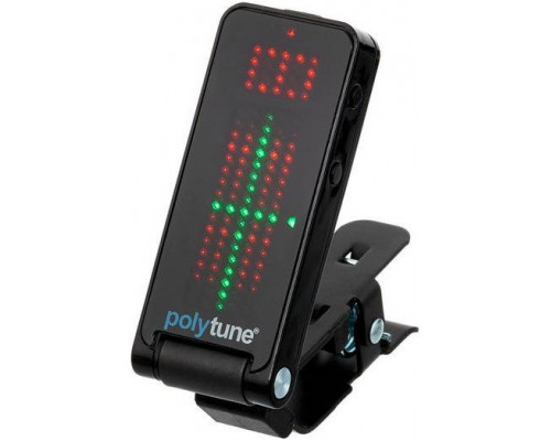 TC Electronic PolyTune Clip Black полифонический тюнер-прищепка, цвет черный