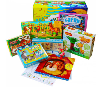 Развивающий набор для детей на возраст 2 года УДИВИТЕЛЬНЫЙ МИР 02/00 Б