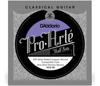 D'ADDARIO XCX-3B - Полукомплект струн для классической гитары