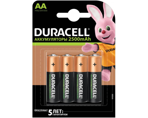 DURACELL HR6 4BL уп 4 шт - Аккумулятор тип AA