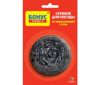 БОНУС Скребок 1шт - Губка для посуды БОНУС Скребок 1шт - Губка для посуды
