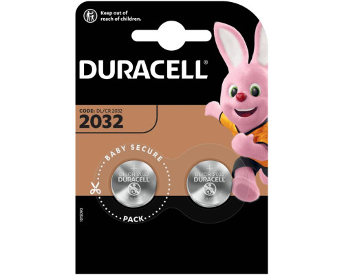 DURACELL DL/CR2032 уп 1 шт - Батарейка тип Таблетка DURACELL DL/CR2032 уп 1 шт - Батарейка тип Таблетка