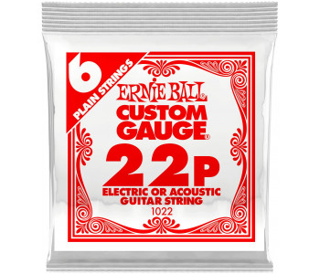 ERNIE BALL 1022 Plain Steel .022 - Струна одиночная для акустической и электрогитары