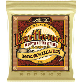 ERNIE BALL 2008 Earthwood 80/20 Bronze Rock&Blues 10-52 - Струны для акустической гитары ERNIE BALL 2008 Earthwood 80/20 Bronze Rock&Blues 10-52 - Струны для акустической гитары