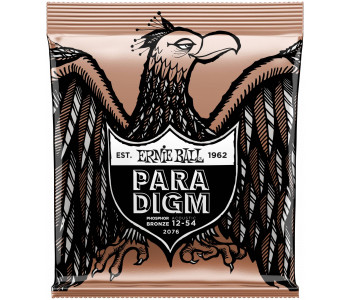 ERNIE BALL 2076 Paradigm Phosphor Bronze Medium Light 12-54 - Струны для акустической гитары