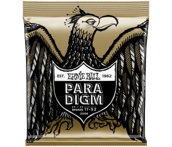 ERNIE BALL 2088 Paradigm 80/20 Bronze Light 11-52 - Струны для акустической гитары