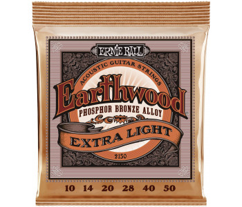 ERNIE BALL 2150 Earthwood Phosphor Bronze Extra Light 10-50 - Струны для акустической гитары