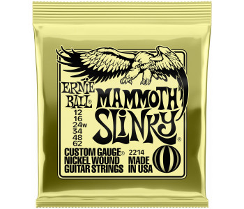 ERNIE BALL 2214 Nickel Wound Slinky Mammoth 12-62 - Струны для электрогитары
