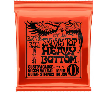 ERNIE BALL 2215 Nickel Wound Slinky Skinny Top Heavy Bottom 10-52 - Струны для электрогитары