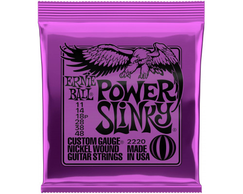 ERNIE BALL 2220 Nickel Wound Slinky Power 11-48 - Струны для электрогитары