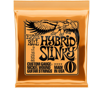 ERNIE BALL 2222 Nickel Wound Slinky Hybrid 9-46 - Струны для электрогитары