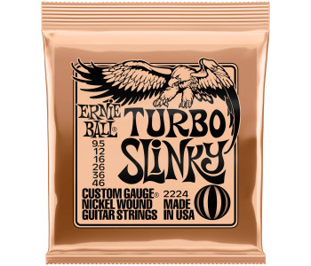 ERNIE BALL 2224 Nickel Wound Slinky Turbo 9.5-46 - Струны для электрогитары