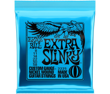 ERNIE BALL 2225 Nickel Wound Slinky Extra 8-38 - Струны для электрогитары