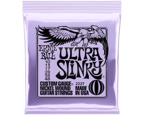 ERNIE BALL 2227 Nickel Wound Slinky Ultra 10-48 - Струны для электрогитары